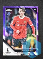 2021-22 Chrome UEFA Champions League Purple #70 Charlie Savage 012/250